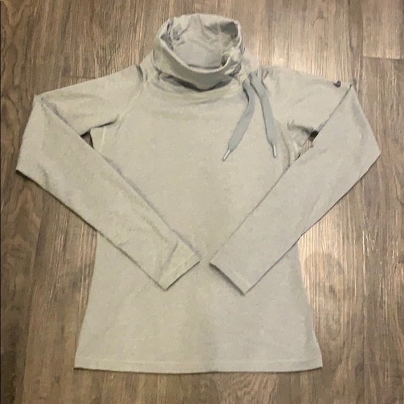 Nike Pro Dri Fit grey funnel turtleneck shirt - M - Picture 1 of 7